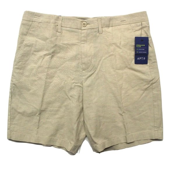 Premier Flex Cotton Linen Blend Shorts 